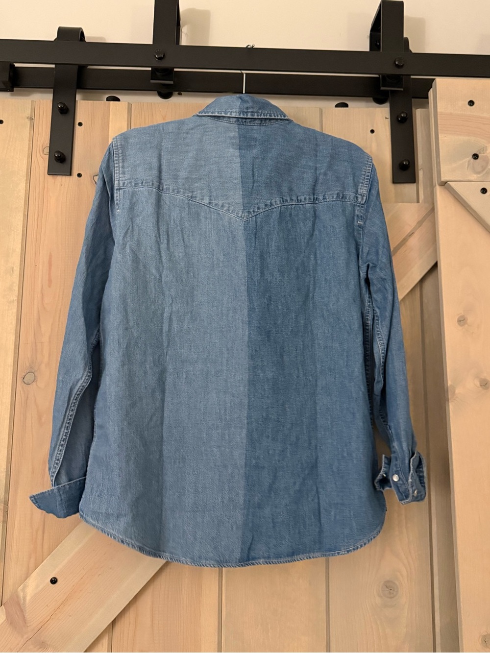 NWT Levi's Two Tone Denim Western Shirt - Picture 3 of 5